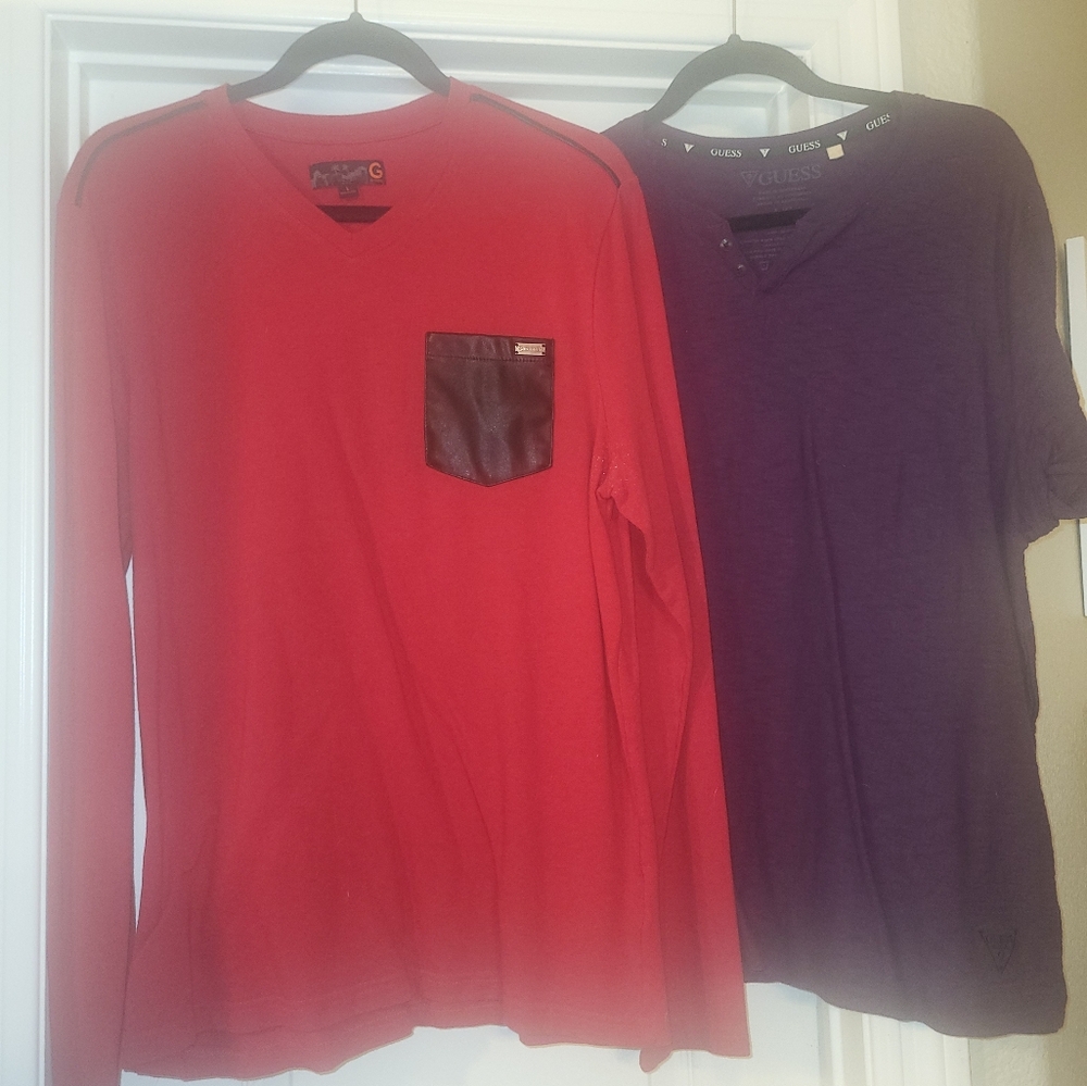 GUESS AND G BY GUESS. BUNDLE OF TWO SHIRTS.